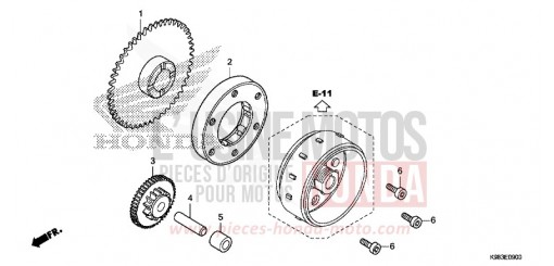 STARTING CLUTCH CBF125NAJ de 2018